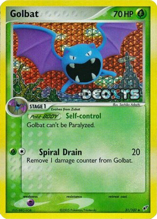 Golbat (31/107) (Stamped) [EX: Deoxys] | L.A. Mood Comics and Games