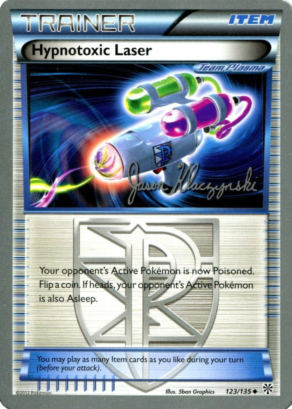 Hypnotoxic Laser (123/135) (Darkrai Deck - Jason Klaczynski) [World Championships 2013] | L.A. Mood Comics and Games