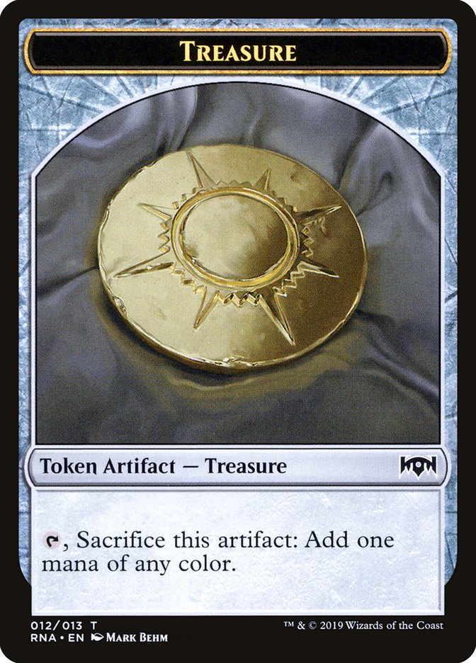 Treasure Token [Ravnica Allegiance Tokens] | L.A. Mood Comics and Games