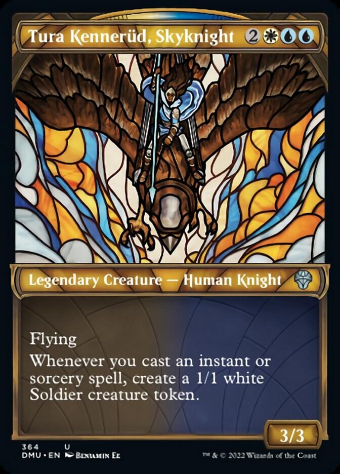 Tura Kennerud, Skyknight (Showcase Textured) [Dominaria United] | L.A. Mood Comics and Games