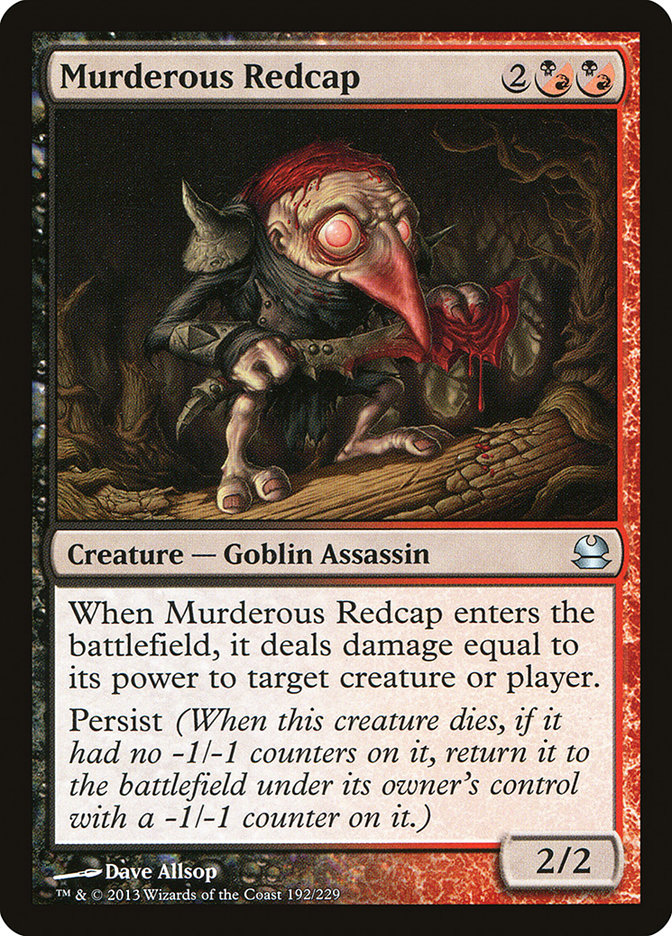 Murderous Redcap [Modern Masters] | L.A. Mood Comics and Games