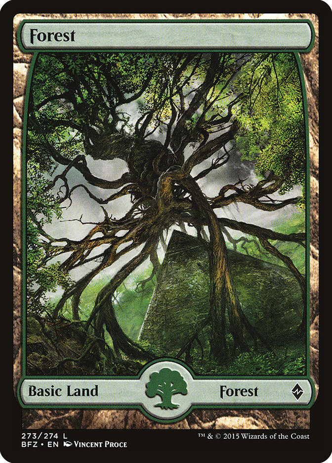 Forest (273) (Full Art) [Battle for Zendikar] | L.A. Mood Comics and Games