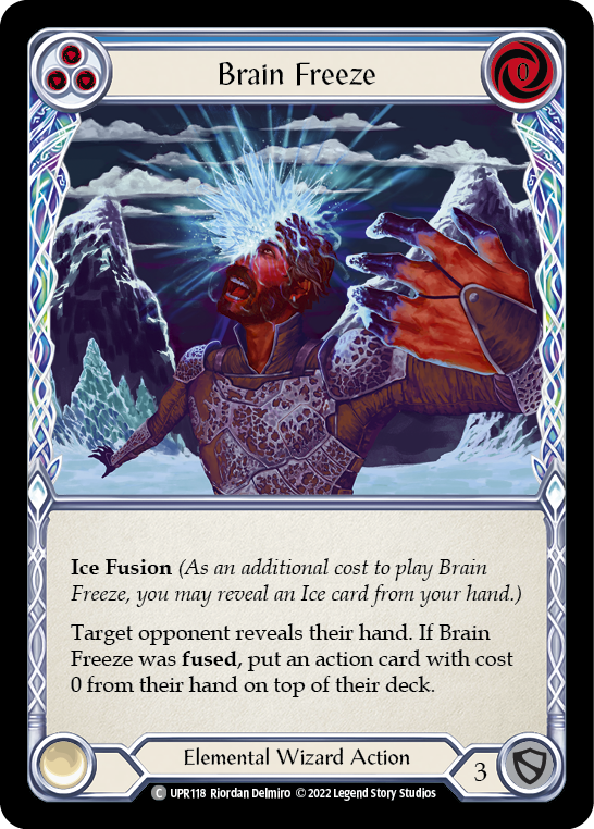 Brain Freeze (Blue) [UPR118] (Uprising)  Rainbow Foil | L.A. Mood Comics and Games