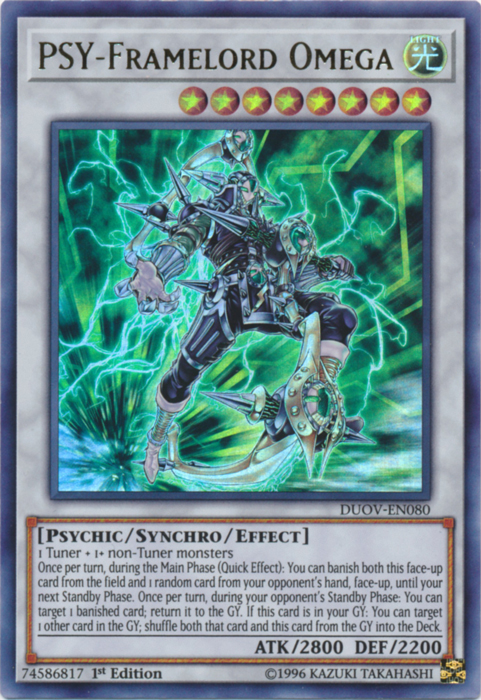PSY-Framelord Omega [DUOV-EN080] Ultra Rare | L.A. Mood Comics and Games
