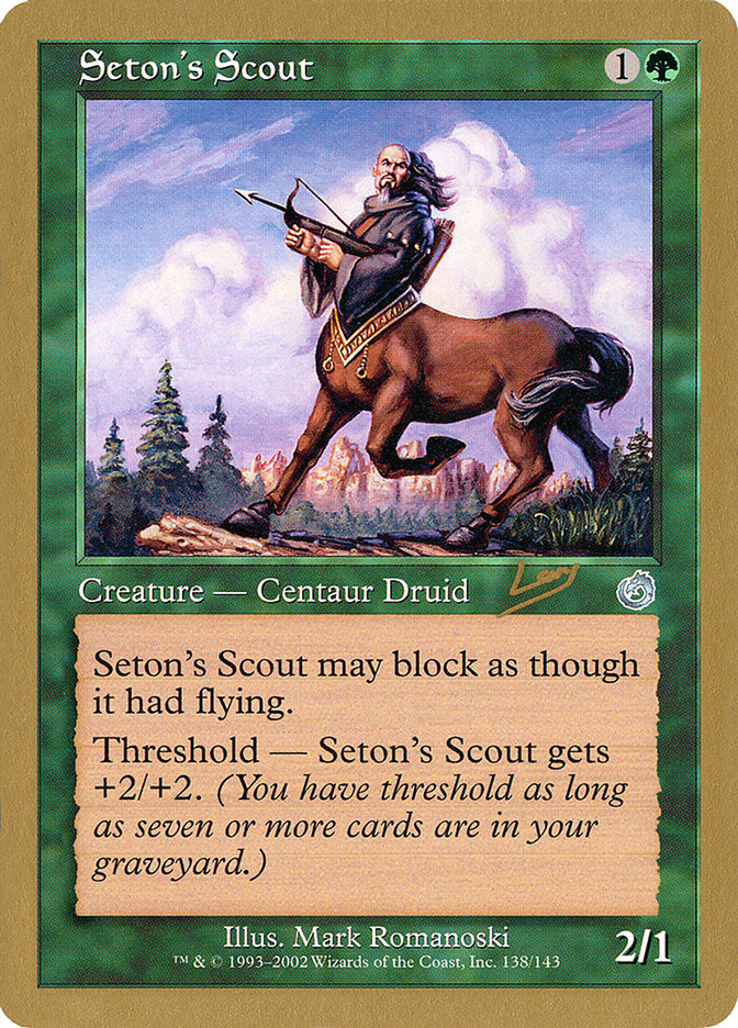 Seton's Scout (Raphael Levy) [World Championship Decks 2002] | L.A. Mood Comics and Games