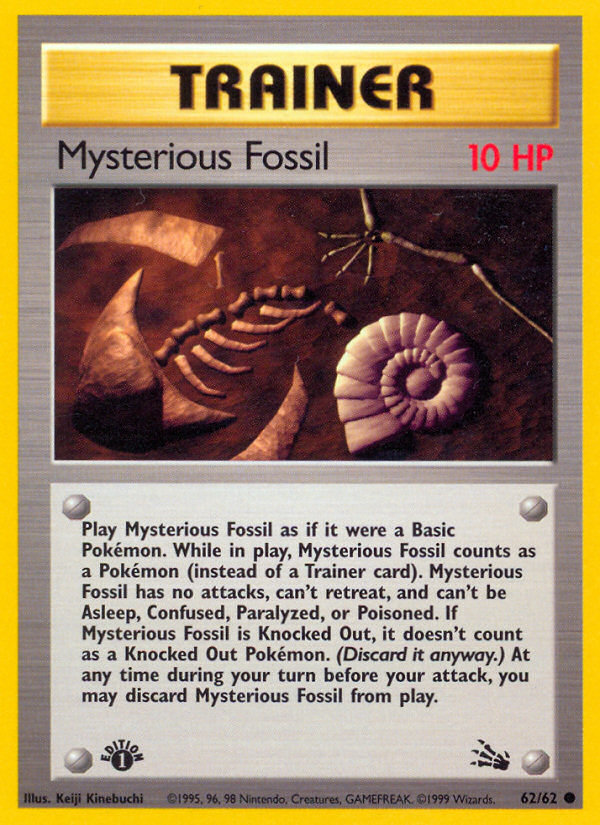 Mysterious Fossil (62/62) [Fossil 1st Edition] | L.A. Mood Comics and Games