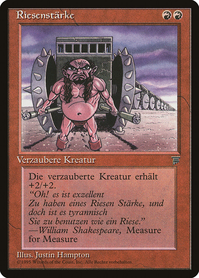 Giant Strength (German) - "Riesenstarke" [Renaissance] | L.A. Mood Comics and Games