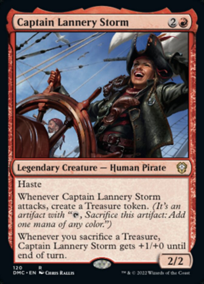 Captain Lannery Storm [Dominaria United Commander] | L.A. Mood Comics and Games