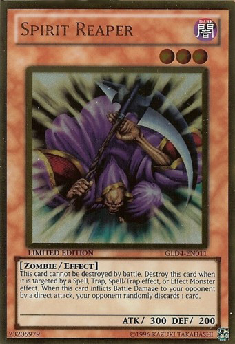 Spirit Reaper [GLD4-EN011] Gold Rare | L.A. Mood Comics and Games