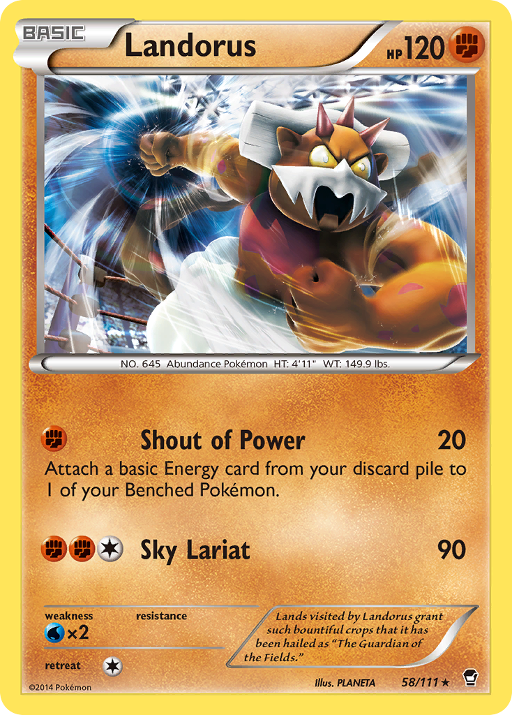 Landorus (58/111) [XY: Furious Fists] | L.A. Mood Comics and Games