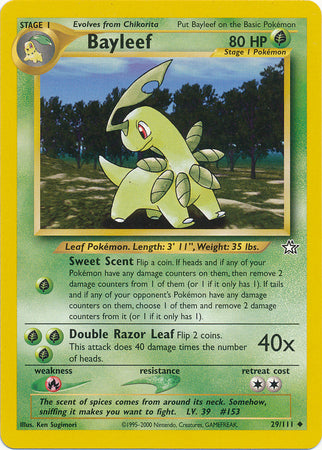 Bayleef (29/111) [Neo Genesis Unlimited] | L.A. Mood Comics and Games