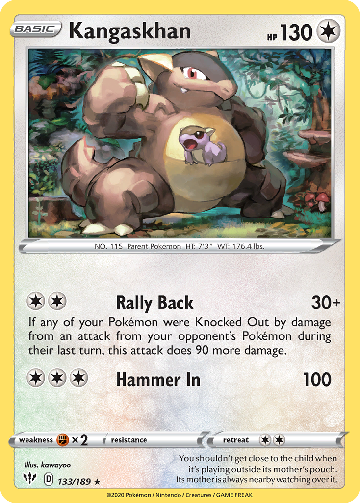 Kangaskhan (133/189) [Sword & Shield: Darkness Ablaze] | L.A. Mood Comics and Games