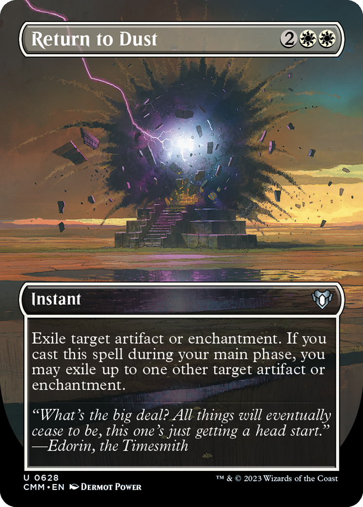 Return to Dust (Borderless Alternate Art) [Commander Masters] | L.A. Mood Comics and Games