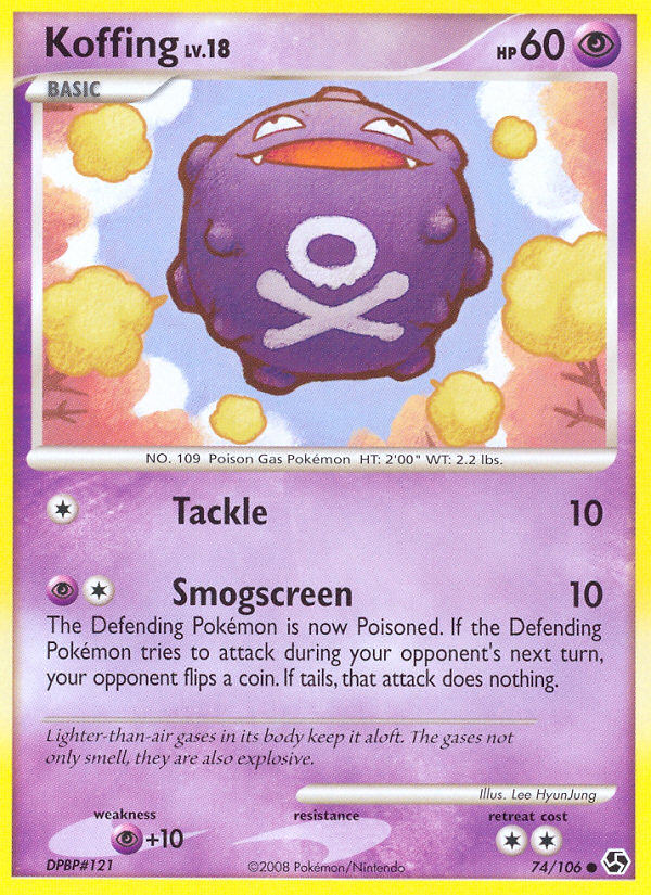 Koffing (74/106) [Diamond & Pearl: Great Encounters] | L.A. Mood Comics and Games