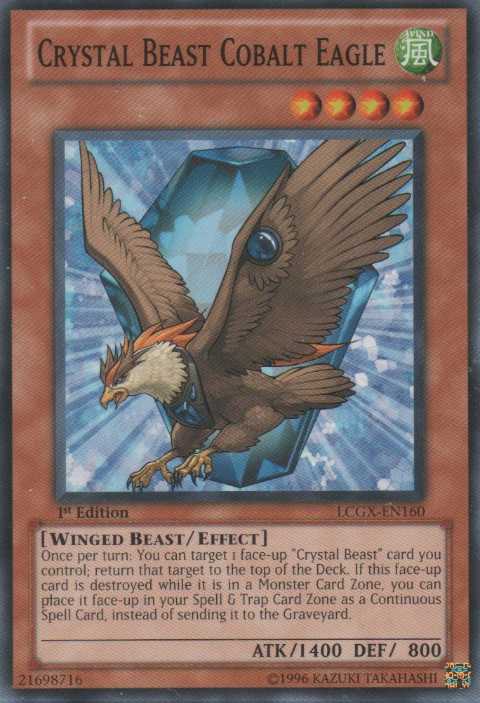 Crystal Beast Cobalt Eagle [LCGX-EN160] Common | L.A. Mood Comics and Games