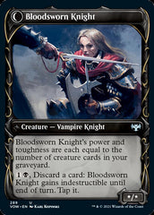 Bloodsworn Squire // Bloodsworn Knight (Showcase Fang Frame) [Innistrad: Crimson Vow] | L.A. Mood Comics and Games