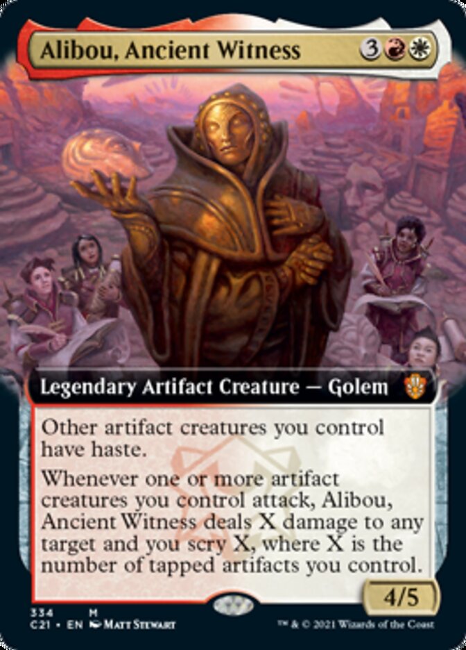 Alibou, Ancient Witness (Extended Art) [Commander 2021] | L.A. Mood Comics and Games