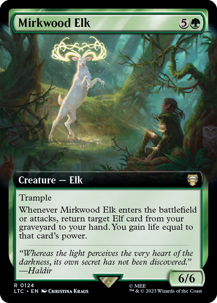Mirkwood Elk (Extended Art) [The Lord of the Rings: Tales of Middle-Earth Commander] | L.A. Mood Comics and Games