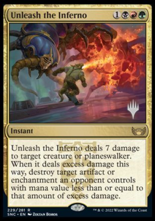 Unleash the Inferno (Promo Pack) [Streets of New Capenna Promos] | L.A. Mood Comics and Games