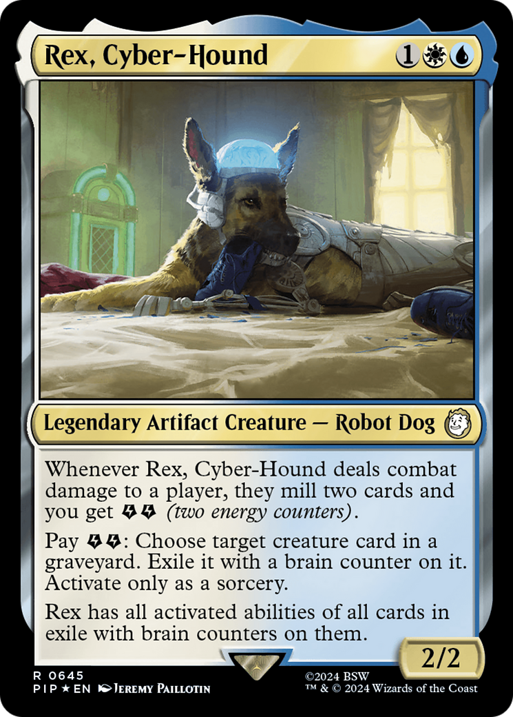 Rex, Cyber-Hound (Surge Foil) [Fallout] | L.A. Mood Comics and Games