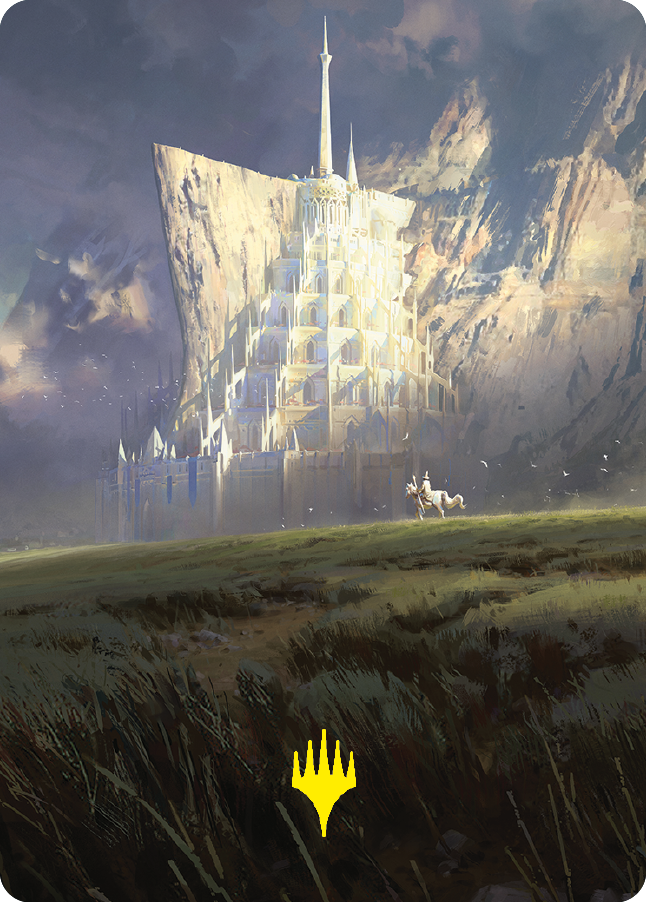 Minas Tirith Art Card (Gold-Stamped Signature) [The Lord of the Rings: Tales of Middle-earth Art Series] | L.A. Mood Comics and Games