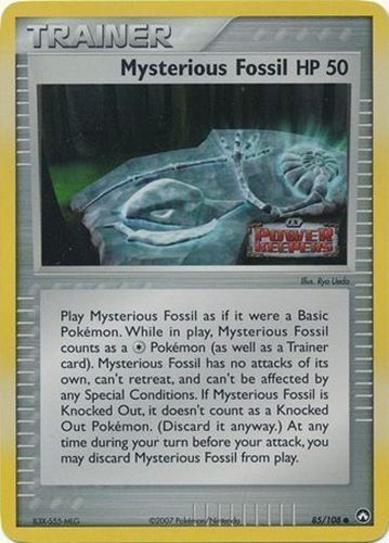 Mysterious Fossil (85/108) (Stamped) [EX: Power Keepers] | L.A. Mood Comics and Games