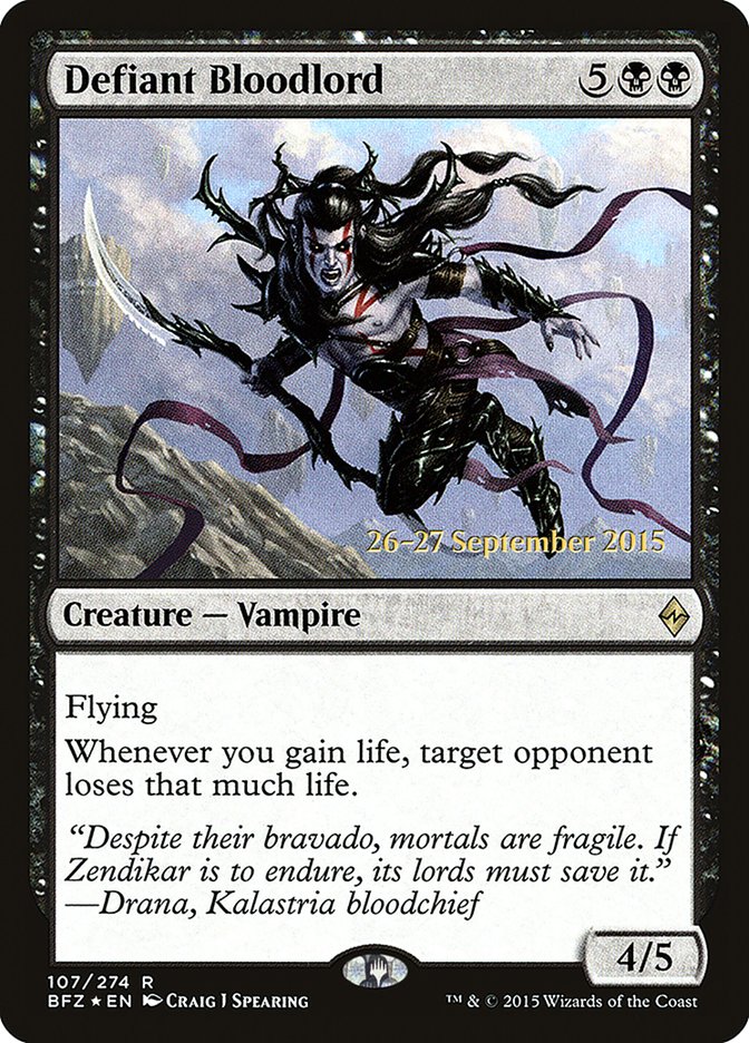 Defiant Bloodlord [Battle for Zendikar Prerelease Promos] | L.A. Mood Comics and Games