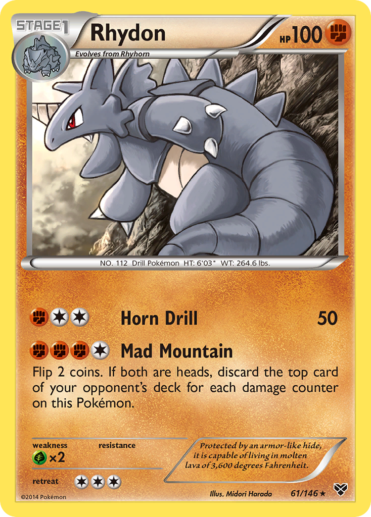 Rhydon (61/146) [XY: Base Set] | L.A. Mood Comics and Games