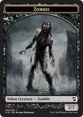 Zombie // Shapeshifter Double-Sided Token [Commander 2018 Tokens] | L.A. Mood Comics and Games