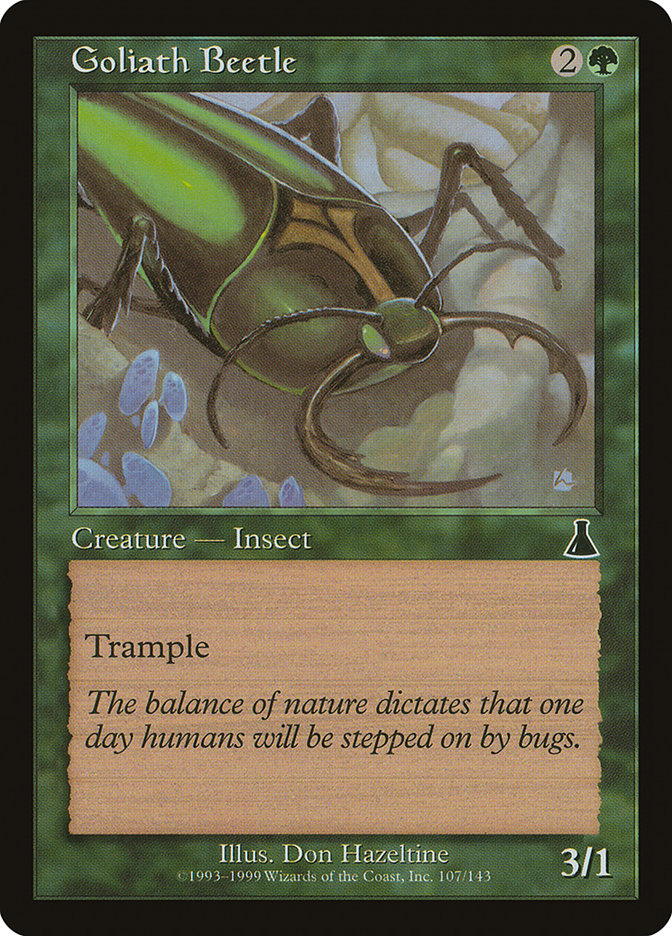Goliath Beetle [Urza's Destiny] | L.A. Mood Comics and Games