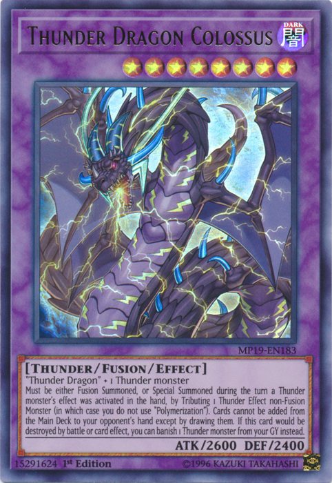 Thunder Dragon Colossus [MP19-EN183] Ultra Rare | L.A. Mood Comics and Games