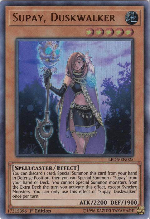 Supay, Duskwalker [LED5-EN025] Ultra Rare | L.A. Mood Comics and Games