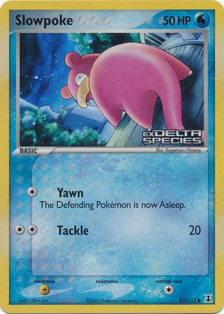 Slowpoke (83/113) (Stamped) [EX: Delta Species] | L.A. Mood Comics and Games