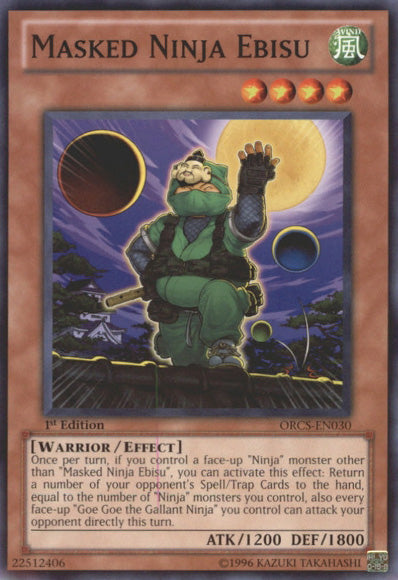 Masked Ninja Ebisu [ORCS-EN030] Common | L.A. Mood Comics and Games