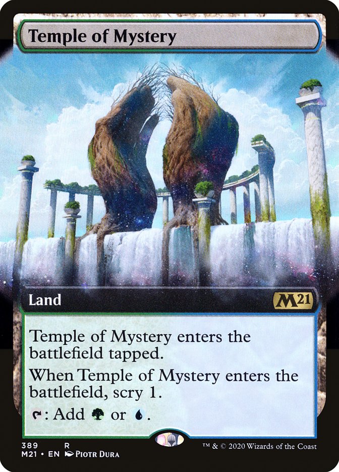 Temple of Mystery (Extended Art) [Core Set 2021] | L.A. Mood Comics and Games