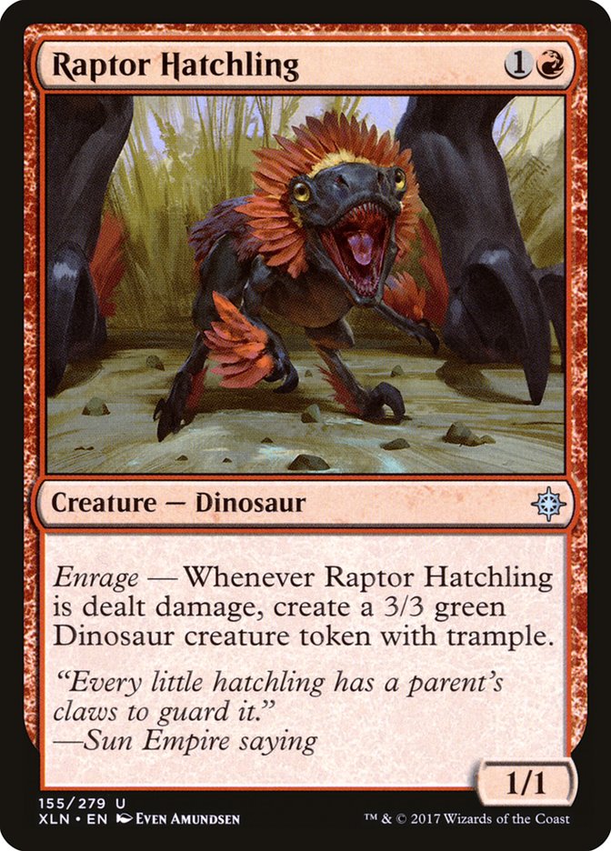 Raptor Hatchling [Ixalan] | L.A. Mood Comics and Games