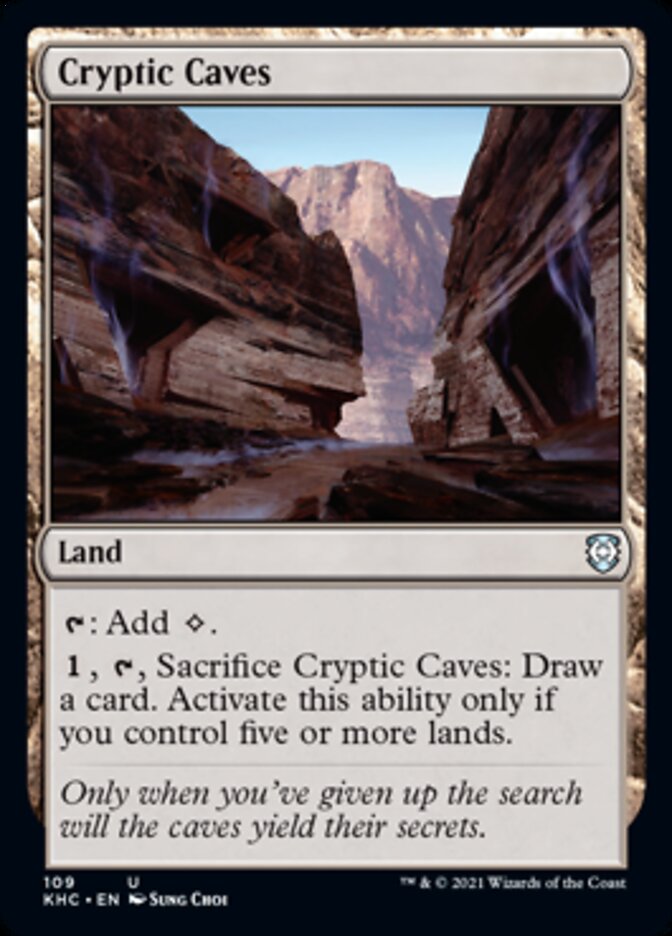 Cryptic Caves [Kaldheim Commander] | L.A. Mood Comics and Games