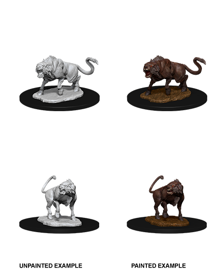 D&D Unpainted Miniatures Leucrotta | L.A. Mood Comics and Games