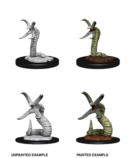 D&D Unpainted Miniatures - Grick & Grick Alpha | L.A. Mood Comics and Games