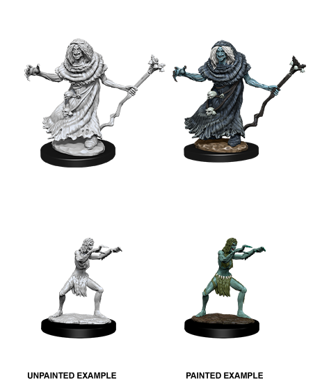 D&D Unpainted Miniatures - Sea Hag & Bheur Hag | L.A. Mood Comics and Games