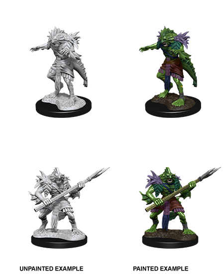 D&D Unpainted Miniatures - Sahuagin | L.A. Mood Comics and Games