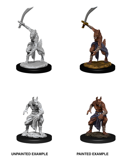 D&D Unpainted Miniatures - Jackalwere | L.A. Mood Comics and Games