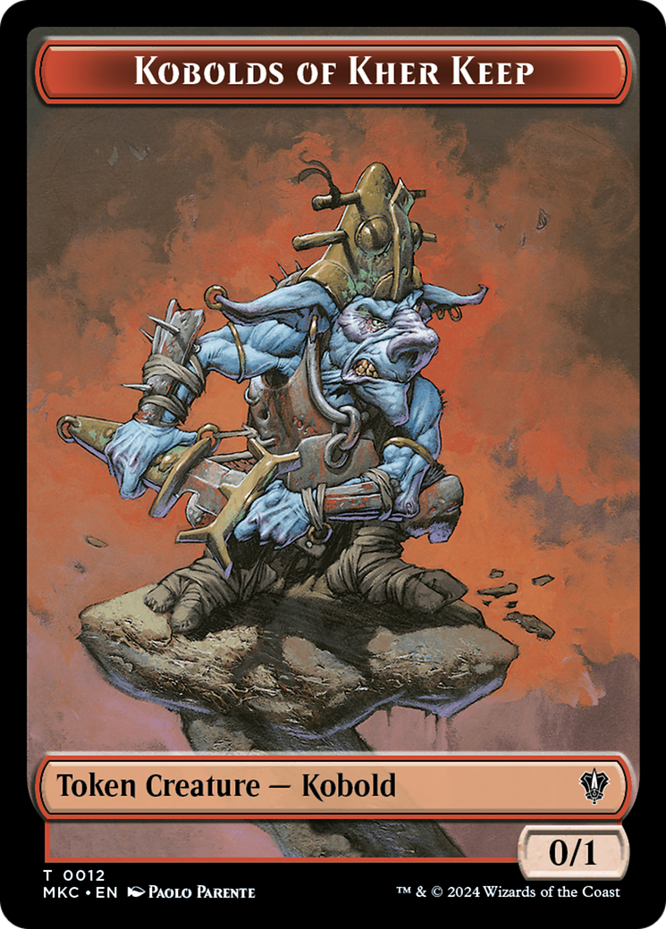 Soldier // Kobolds of Kher Keep Double-Sided Token [Murders at Karlov Manor Commander Tokens] | L.A. Mood Comics and Games