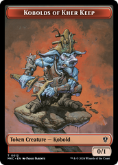 Gold // Kobolds of Kher Keep Double-Sided Token [Murders at Karlov Manor Commander Tokens] | L.A. Mood Comics and Games