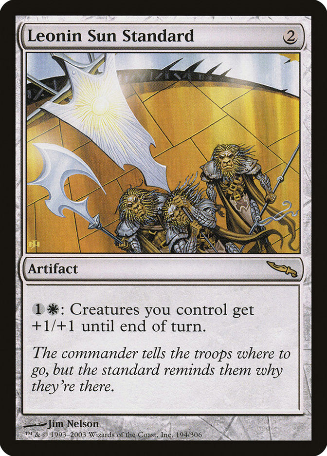 Leonin Sun Standard [Mirrodin] | L.A. Mood Comics and Games