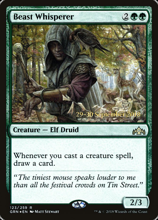 Beast Whisperer [Guilds of Ravnica Prerelease Promos] | L.A. Mood Comics and Games