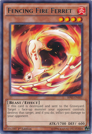 Fencing Fire Ferret [BP03-EN107] Rare | L.A. Mood Comics and Games