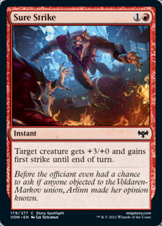 Sure Strike [Innistrad: Crimson Vow] | L.A. Mood Comics and Games