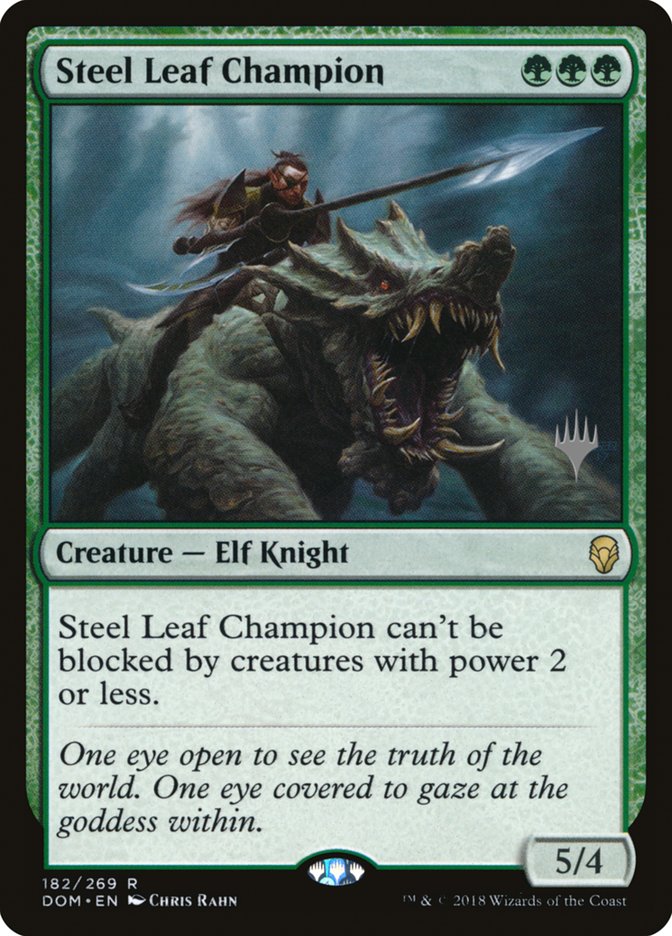 Steel Leaf Champion (Promo Pack) [Dominaria Promos] | L.A. Mood Comics and Games