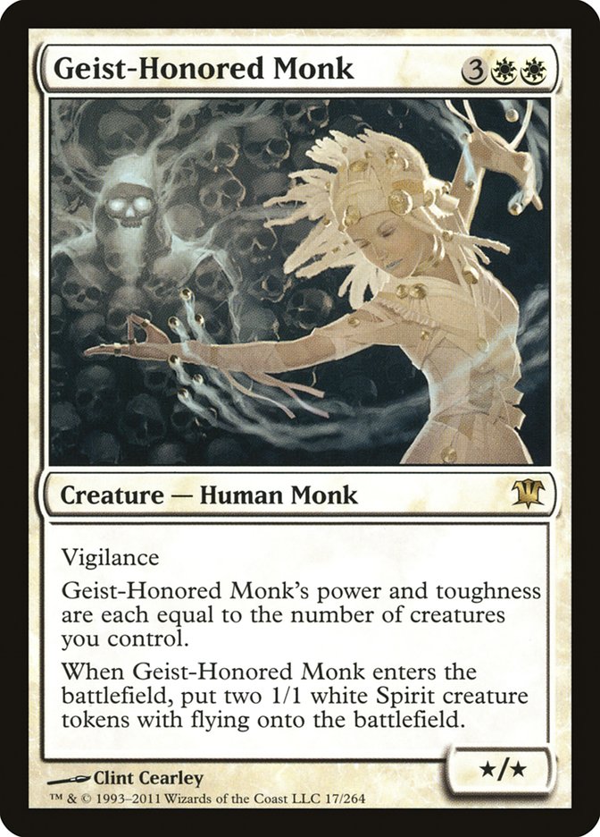 Geist-Honored Monk [Innistrad] | L.A. Mood Comics and Games